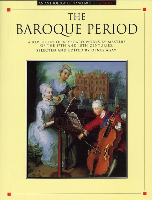 ANTHOLOGY OF PIANO MUSIC VOL 1 BAROQUE PERIOD