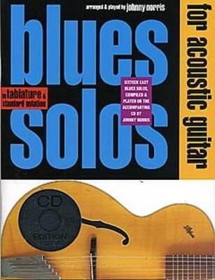 BLUES SOLOS FOR ACOUSTIC GUITAR TAB BK/CD