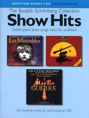 AUDITION SONGS MALE SHOW HITS BK/CD