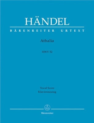 ATHALIA HWV 52 VOCAL SCORE