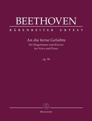 BEETHOVEN - AN DIE FERNE GELIEBTE OP 98 VOICE/PIANO