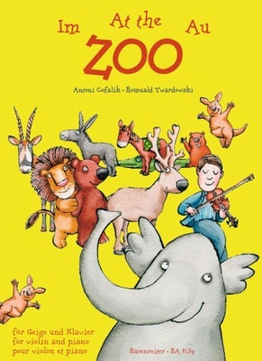 AT THE ZOO 15 EASY PIECES FOR BEGINNERS VLN PNO