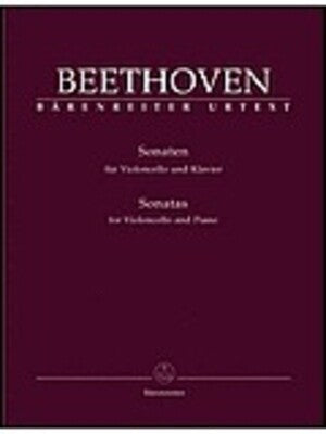 BEETHOVEN - SONATAS FOR CELLO/PIANO COMPLETE URTEXT