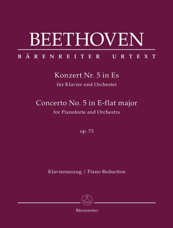 BEETHOVEN - CONCERTO NO 5 OP 73 2P4H