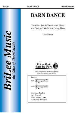 BARN DANCE 2 PART TREBLE/PIANO/OPT VIOLIN/DOUBLE BASS