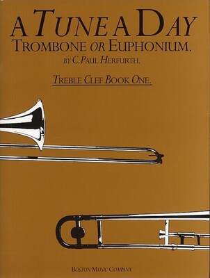 A TUNE A DAY TROMBONE OR EUPHONIUM TC BK 1