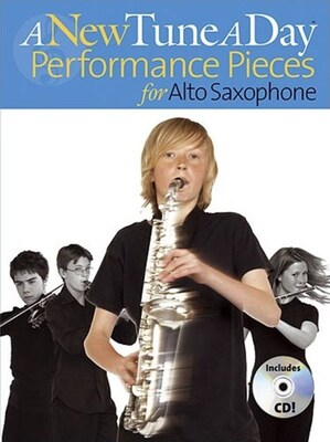 A NEW TUNE A DAY PERFORMANCE PIECES ALTO SAX BK/CD