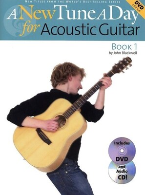 A NEW TUNE A DAY ACOUSTIC GUITAR BK 1 BK/CD/DVD
