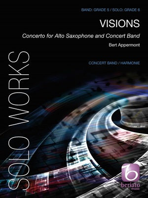 APPERMONT - VISIONS CONCERTO FOR ALTO SAX/CB5 SC/PTS