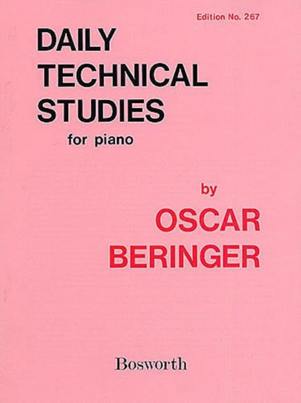 BERINGER - DAILY TECHNICAL STUDIES FOR PIANO