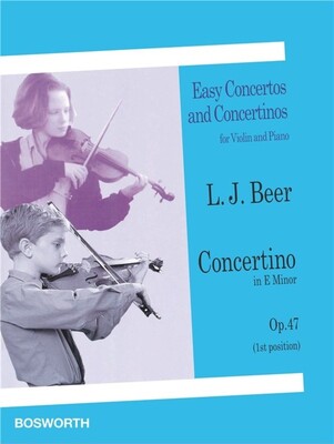 BEER - CONCERTINO E MINOR OP 47 VIOLIN/PIANO