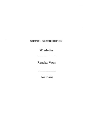 ALETTER RENDEZVOUS PIANO SOLO(ARCHIVE ED
