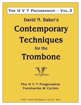 BAKER - CONTEMPORARY TECHNIQUES FOR THE TROMBONE VOL 3