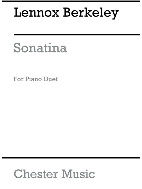 BERKELEY - SONATINA FOR PIANO DUET (POD)