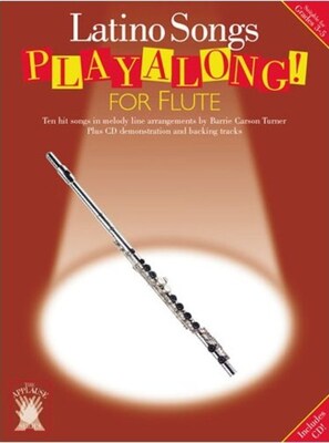 APPLAUSE PLAYALONG LATINO FLUTE BK/CD