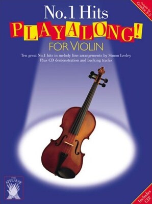APPLAUSE PLAYALONG NO.1 HITS VIOLIN BK/CD