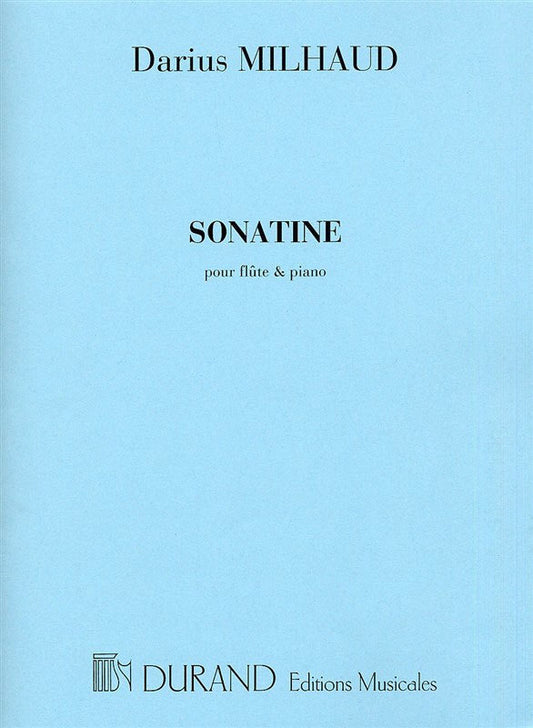MILHAUD - SONATINA FOR FLUTE/PIANO