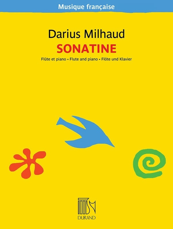 MILHAUD - SONATINE FOR FLUTE/PIANO