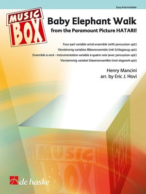 BABY ELEPHANT WALK 4 PART FLEXIBLE WIND ENSEMBLE SC/PTS