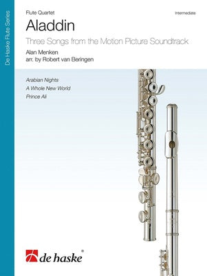 ALADDIN 3 SONGS FROM MOVIE FLUTE QUARTET SC/PTS