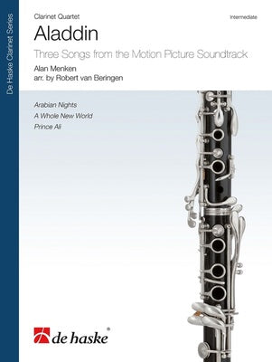 ALADDIN 3 SONGS FROM MOVIE CLARINET QUARTET SC/PTS