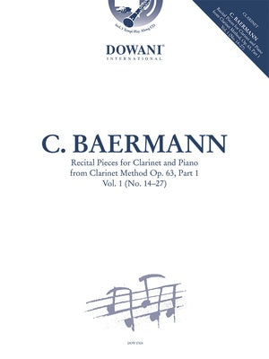 BAERMANN - RECITAL PIECES CLARINET/PIANO OP 63 PT 1 BK/OLA