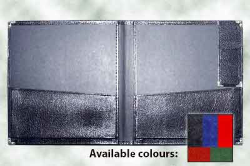 BAND FOLDER 12X14 WITH PENCIL POCKET BLACK