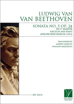 BEETHOVEN - VIOLIN SONATA NO 5 OP 24 F MAJOR FOR FLUTE/PIANO