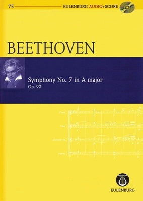 BEETHOVEN - SYMPHONY NO 7 A MAJ OP 92 STUDY SCORE BK/CD