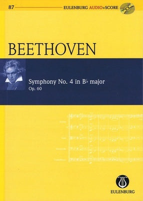 BEETHOVEN - SYMPHONY NO 4 OP 60 STUDY SCORE/CD