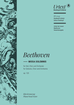BEETHOVEN - MISSA SOLEMNIS D MAJOR OP 123 VOCAL SCORE