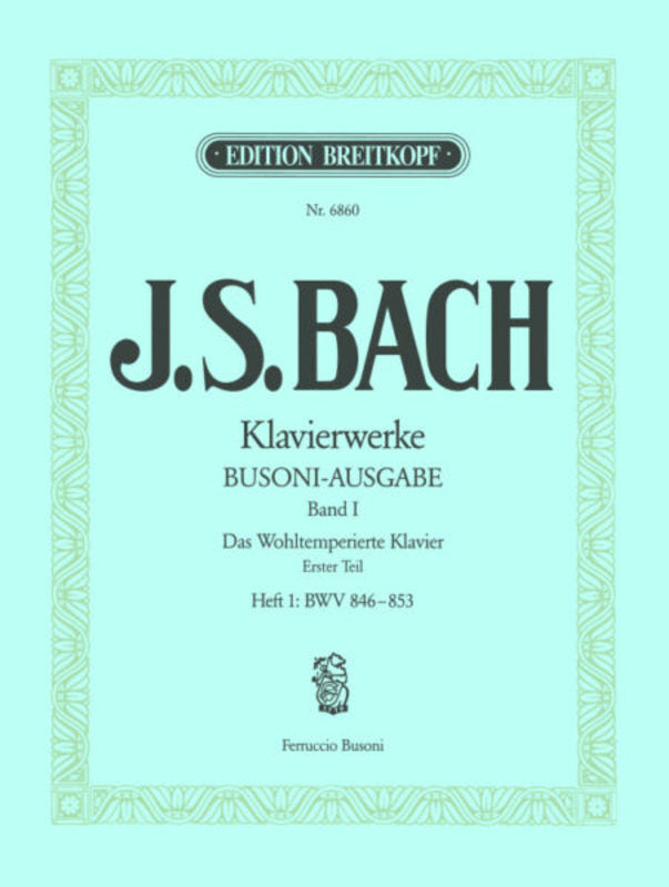 BACH - PRELUDES AND FUGUES VOL 1 PT 1 BWV 846-853