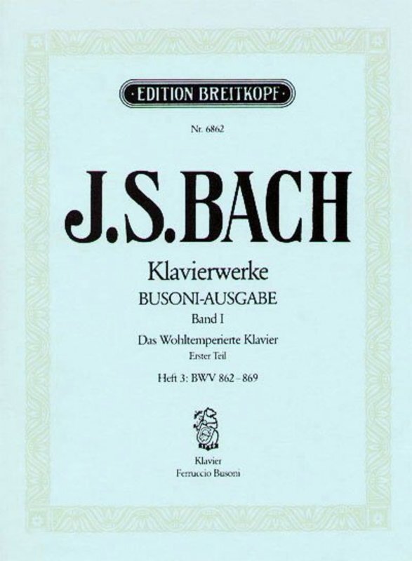 BACH - PRELUDES AND FUGUES VOL 1 PT 2 BWV 862-869
