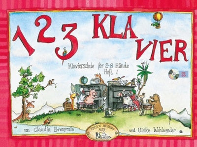 123 KLAVIER SPIELHEFT 1 BK/CD IN GERMAN