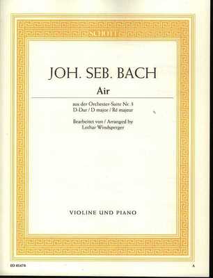 BACH - AIR ON THE G STRING VIOLIN/PIANO