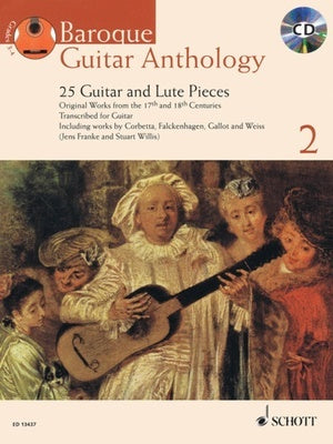BAROQUE GUITAR ANTHOLOGY BK 2 BK/CD