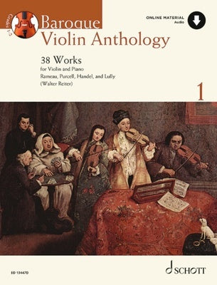 BAROQUE VIOLIN ANTHOLOGY VOL 1 BK/OLA