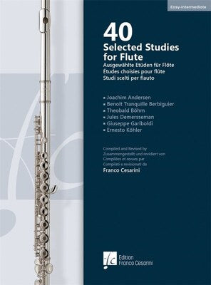 40 SELECTED STUDIES FOR FLUTE EDITED CESARINI