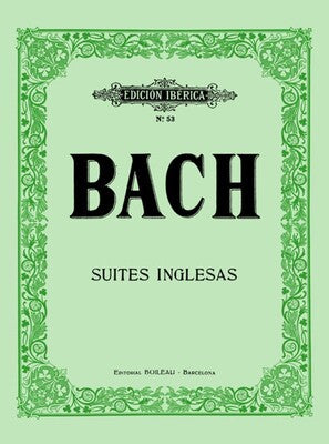 BACH - ENGLISH SUITES NOS 1-3