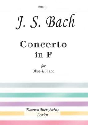 BACH - CONCERTO IN F AFTER BWV 1053 OBOE/PIANO
