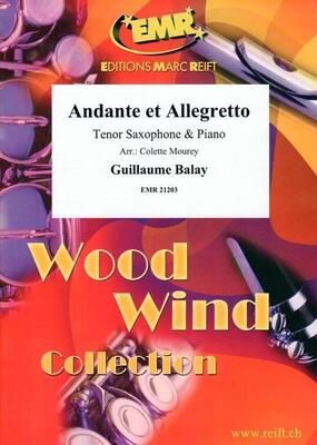 BALAY - ANDANTE ET ALLEGRETTO TENOR SAX/PIANO