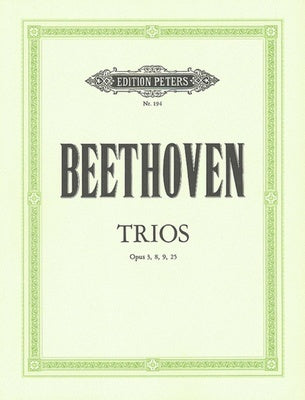 BEETHOVEN - STRING TRIOS OP 3/8/9/25