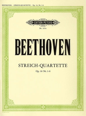 BEETHOVEN - STRING QUARTETS VOL 1 OP 18 NO 1-6