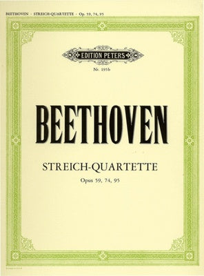 BEETHOVEN - STRING QUARTETS VOL 2 OP 59/74/95