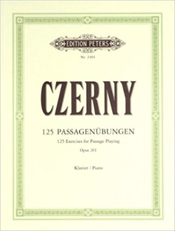 CZERNY - 125 EXERCISES FOR PASSAGE PLAYING OP 261