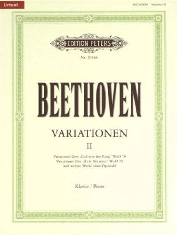 BEETHOVEN - VARIATIONS COMPLETE VOL 2 URTEXT