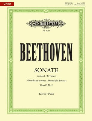 BEETHOVEN - SONATA IN C SHARP MIN OP 27 NO 2 MOONLIGHT