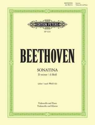 BEETHOVEN - SONATINA D MIN CELLO/PIANO