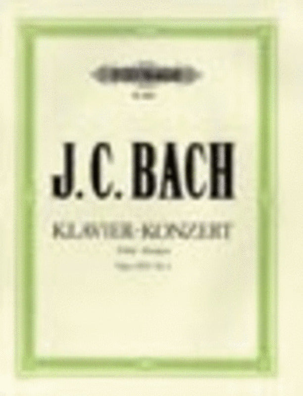 BACH JC - CONCERTO D MAJ OP 13 NO 2 2P 4H
