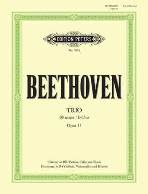 BEETHOVEN - TRIO B FLAT OP 11 CLA(VLN)/VC/PNO